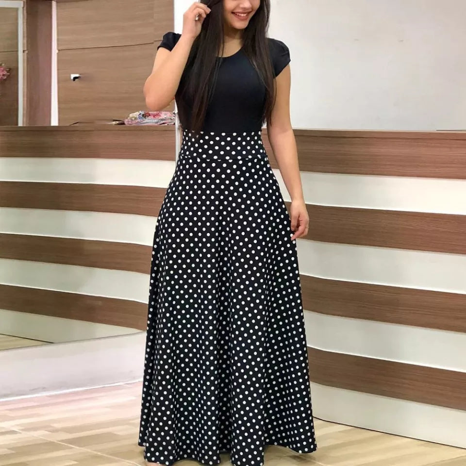 Maxivestido de algodón
